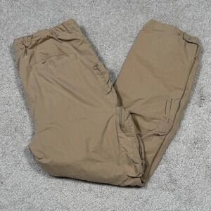 Smoke Rise Mens XL Khaki Tan Tactical Utility Cargo Pants Graphic Multi-Pocket